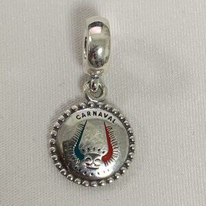 Pandora Carnaval Dominican Republic Exclusive Dangle Charm Pendant, S925 silver